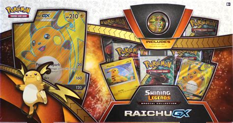 shining legends raichu box